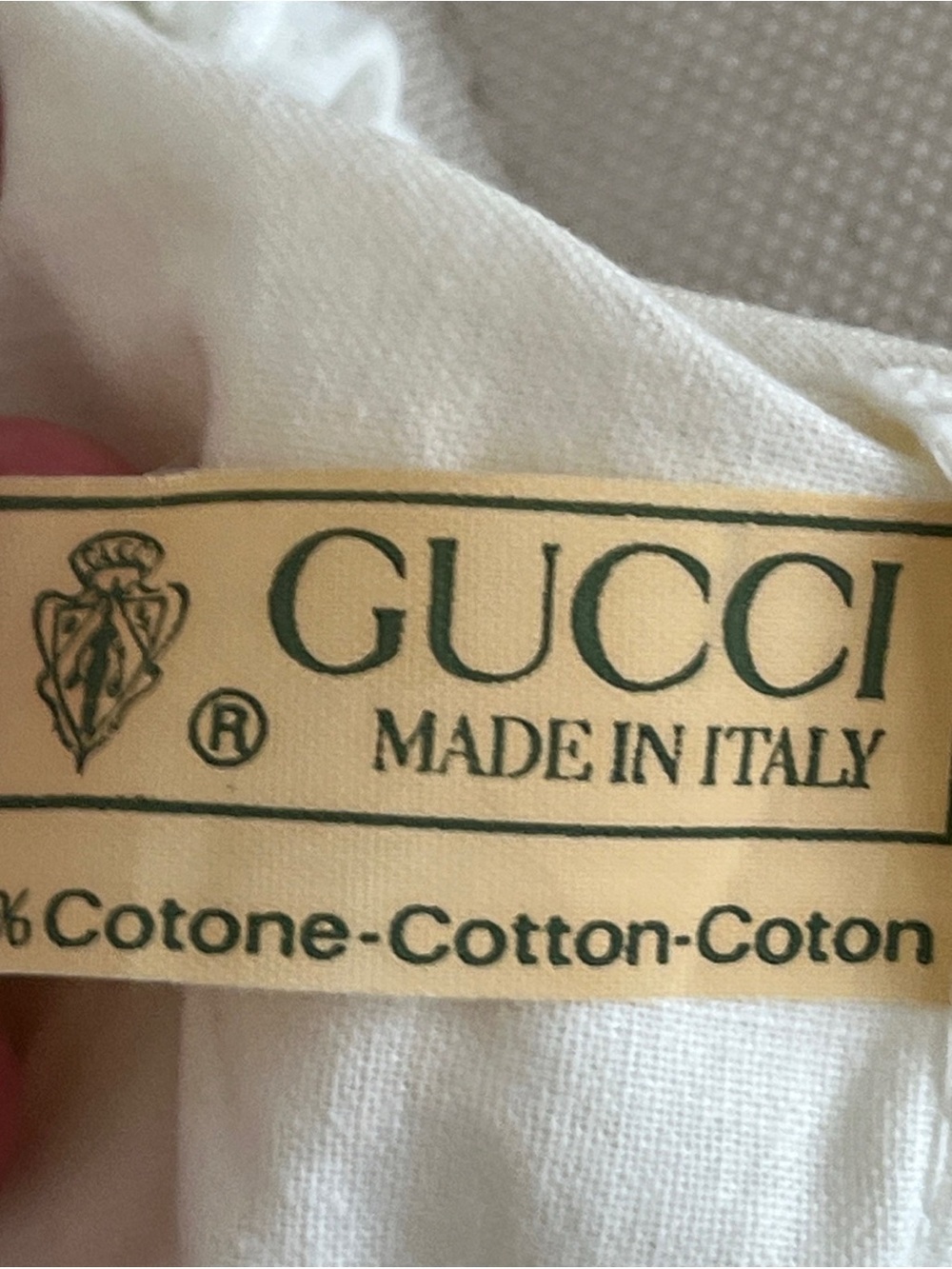 Gucci Gold and Navy Double G Logo Hardware Accent wallet - Picture 13 of 15
